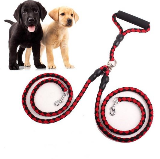 Double-Ended Traction Rope For Walking The Dog Hand